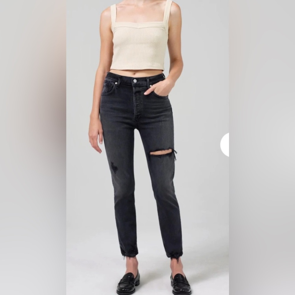 Citizens Of Humanity Black Jolene Jeans